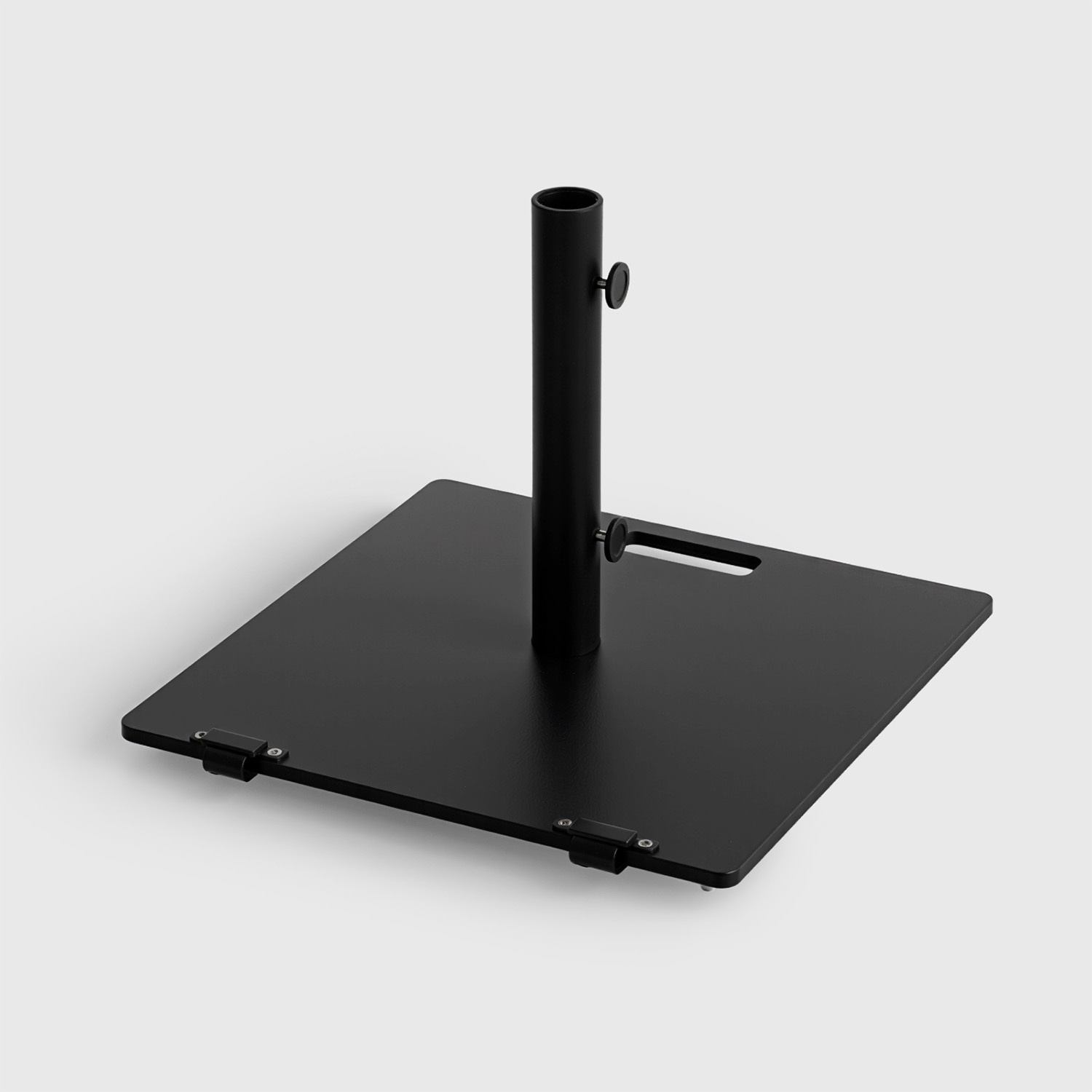 Base ombrellone quadrata acciaio 25kg - Compatibile con Klika e Lybra
