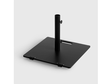 Base ombrellone quadrata acciaio 25kg - Compatibile con Klika e Lybra
