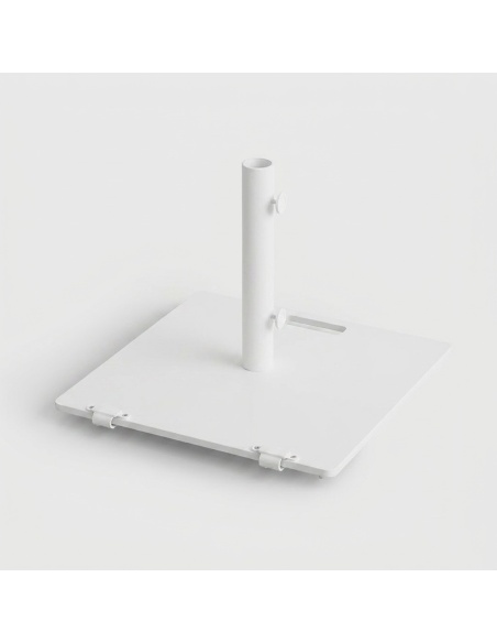 Base ombrellone quadrata acciaio 25kg - Compatibile con Klika e Lybra