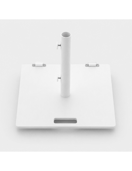 Base ombrellone quadrata acciaio 25kg - Compatibile con Klika e Lybra