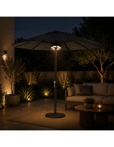 Luce LED a clip per ombrellone - Compatibile con Klika e Lybra