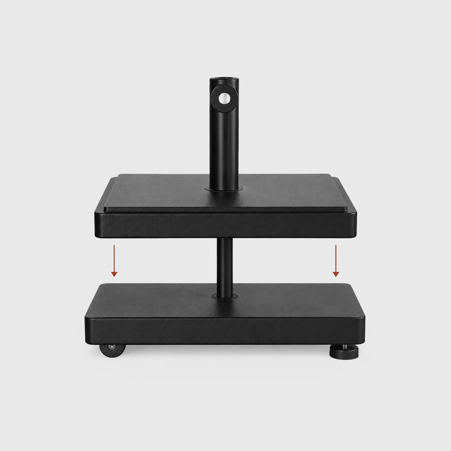 Peso aggiuntivo quadrato 9kg - Base ombrellone quadrata cemento
