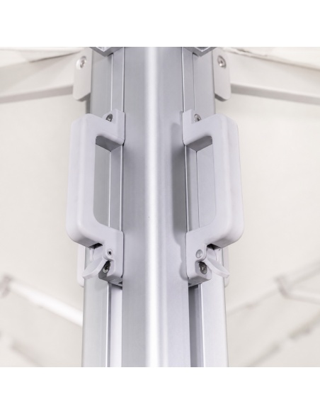 Cygnus Qadro: Ombrellone Cantilever a Quattro Teli 6×6 m