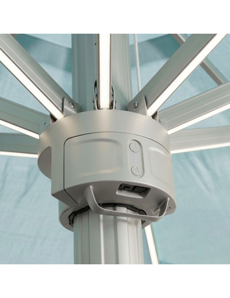 Hydrus: Ombrellone professionale a Palo Centrale 5×5 e Ø6m