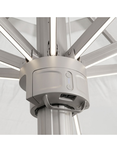 Hydrus: Ombrellone professionale a Palo Centrale 5×5 e Ø6m