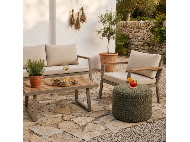 Thyrea: Pouf da Esterno Intrecciato dal Design Maanta