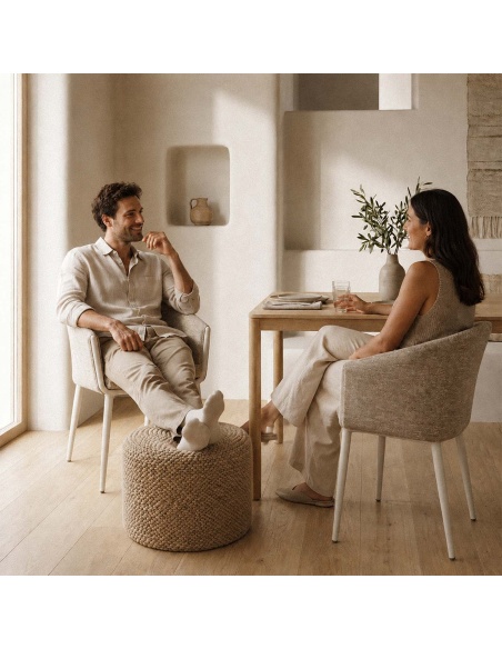 Thyrea: Pouf da Esterno Intrecciato dal Design Maanta