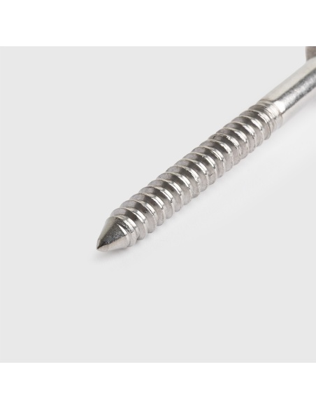 Golfare a Vite per Legno in Acciaio Inox per Ancorare Vele Ombreggianti