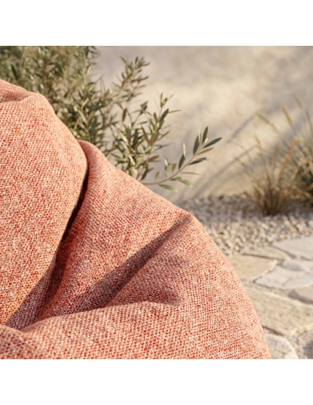 Thera Maxi: Poltrona da Esterno XL in Bouclé Resistente a Pioggia e UV