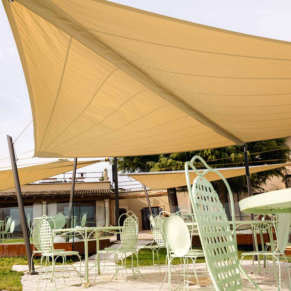 Telo Ombreggiante 1.5x1.5m Impermeabile - Protezione UV Per Esterni, Piscine E Giardini - Foto 4