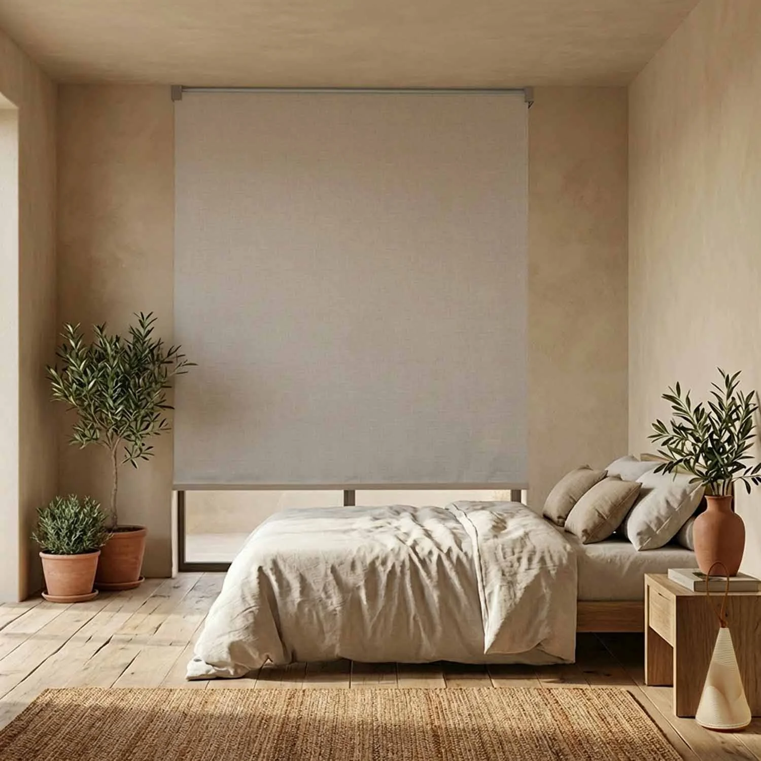 Canvas Blackout Cloud Grey – piastra Natural Taupe