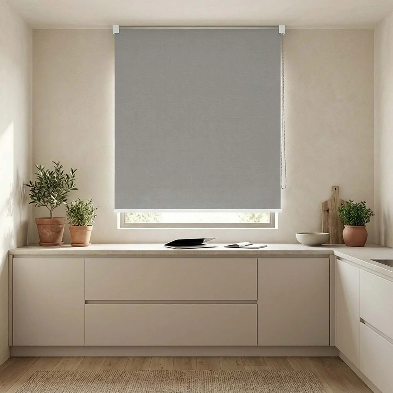 Canvas Blackout Silver Grey – piastra Textured White