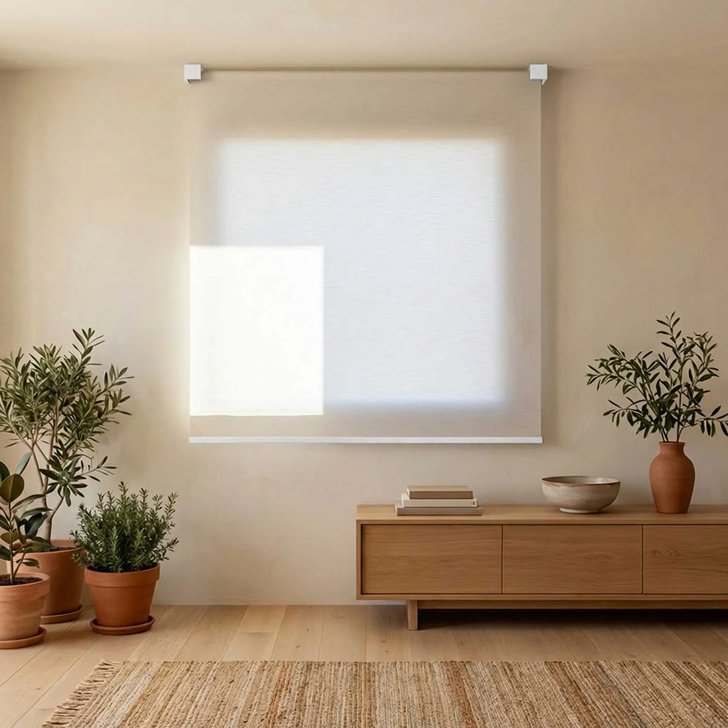 Horizon Collection Cotton White – piastra Textured White