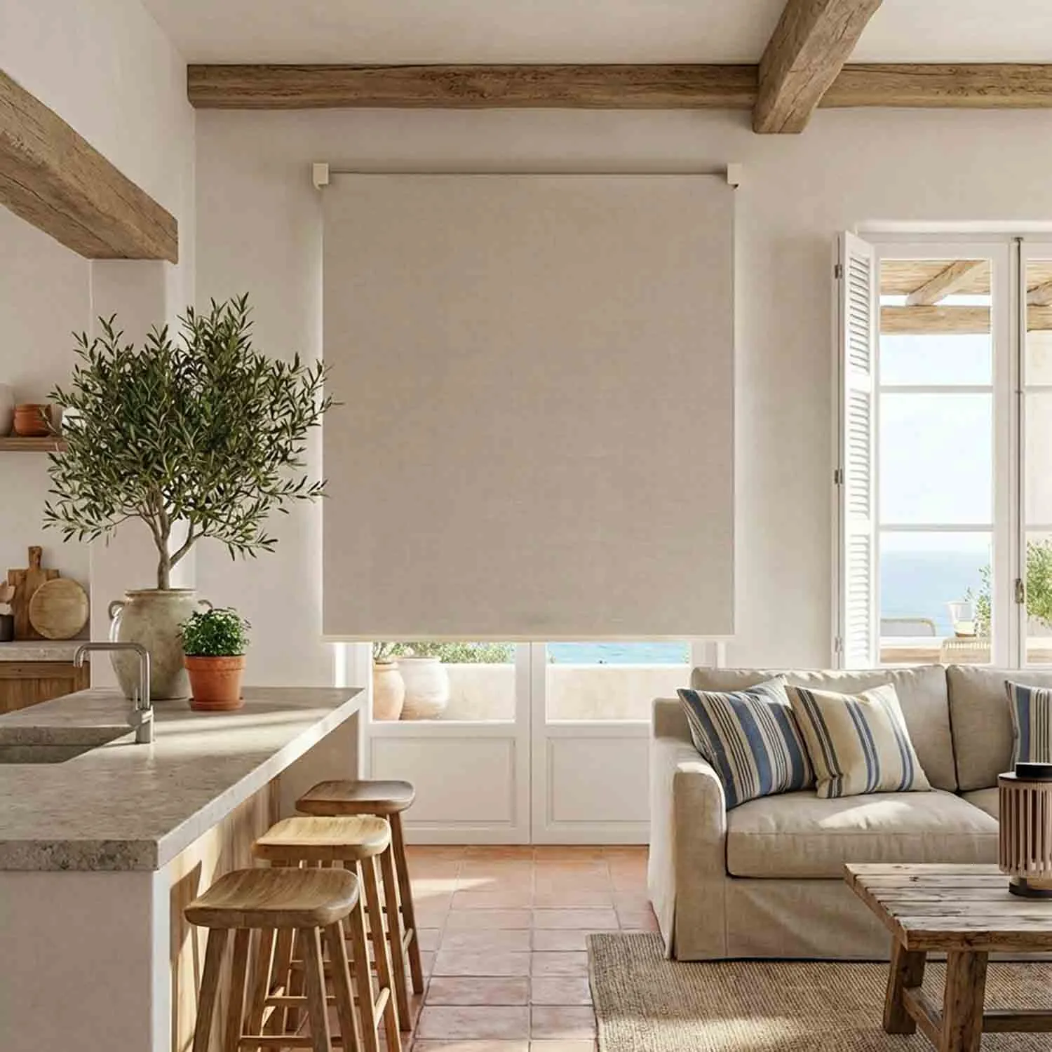 Canvas Blackout Desert Beige – piastra Soft Ivory