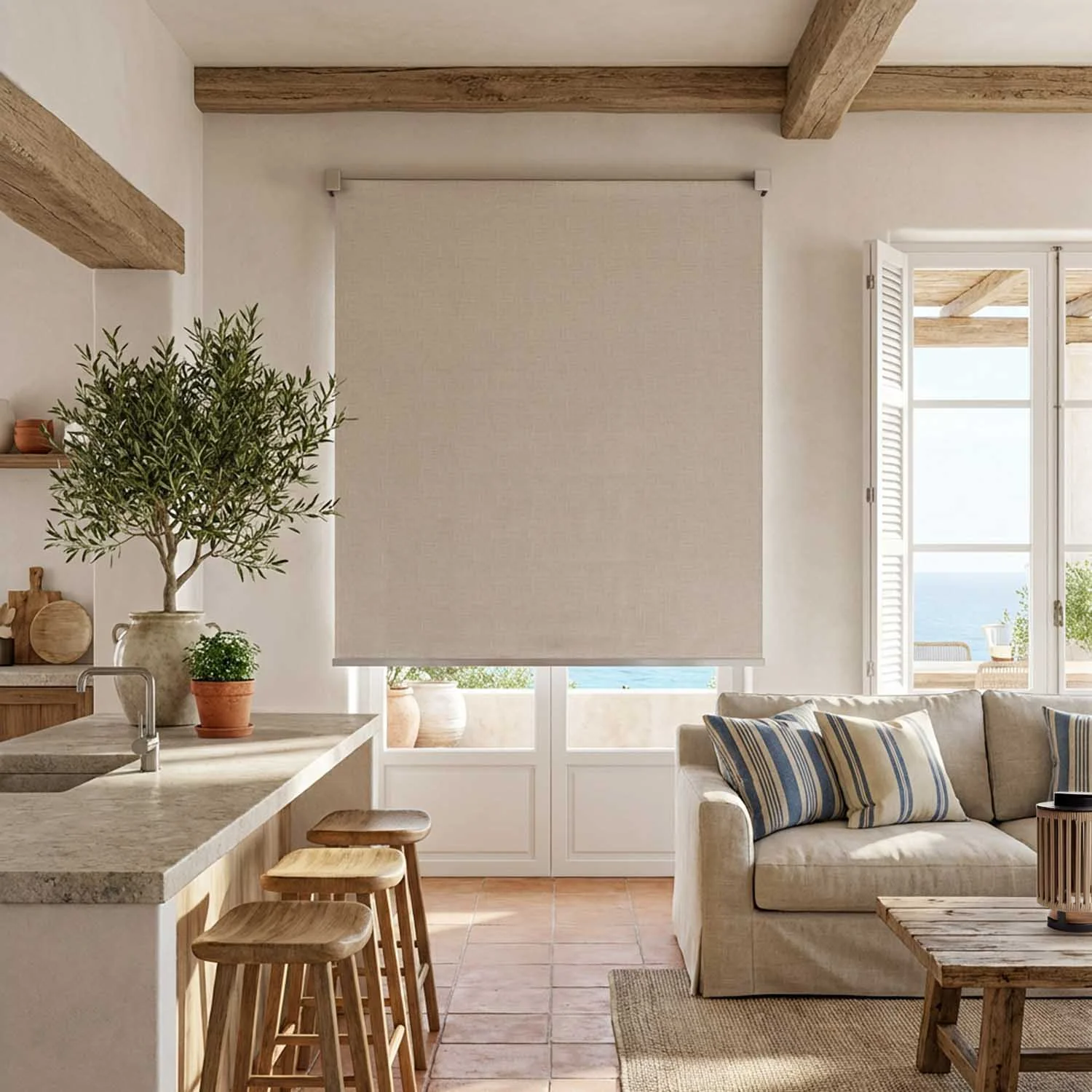 Tessuto Canvas Blackout Maanta