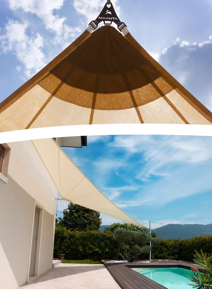 EasyShade vela ombreggiante 180gr a 4 lembi - Maanta