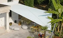 Tenda avvolgibile a vela E-Roll motorizzata, bianco, 84 x 250 cm :  : Casa e cucina