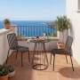 Plaka - Il tavolo bistrot da esterno in tondino di ferro